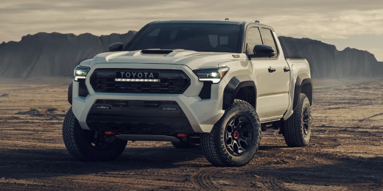 Front exterior view of the 2026 Toyota Tacoma