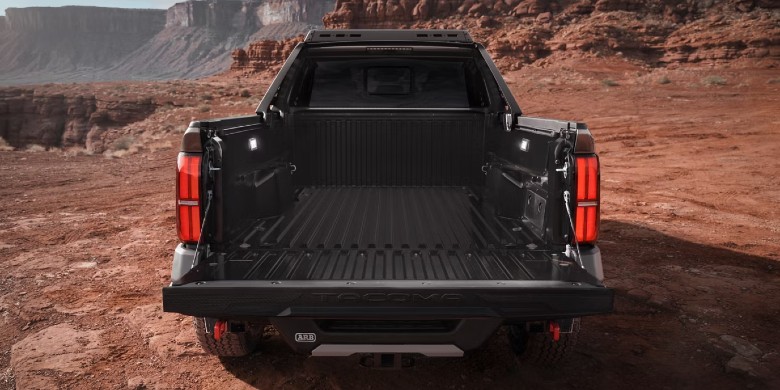 Interior front dash view in the 2026 Toyota Tacoma