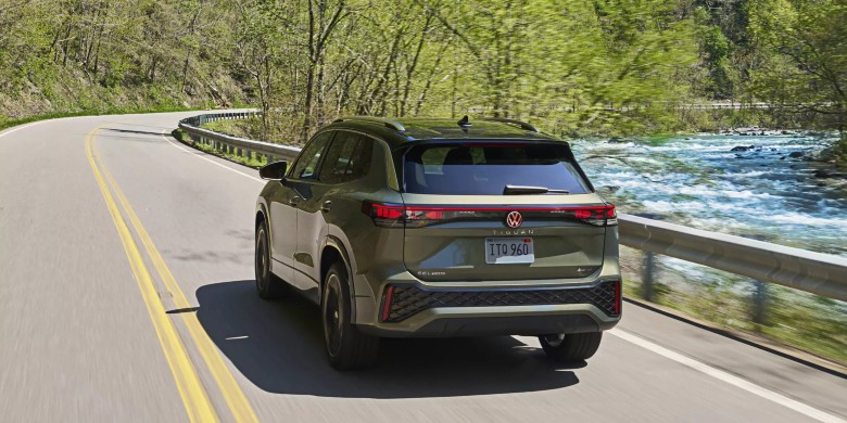 rear exterior view of a 2026 Toyota RAV4