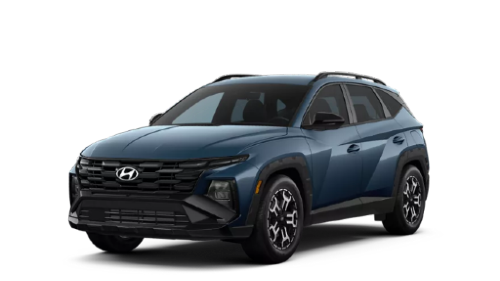 Front exterior view of a 2026 Hyundai Tucson XRT for sale in Waukesha, WI