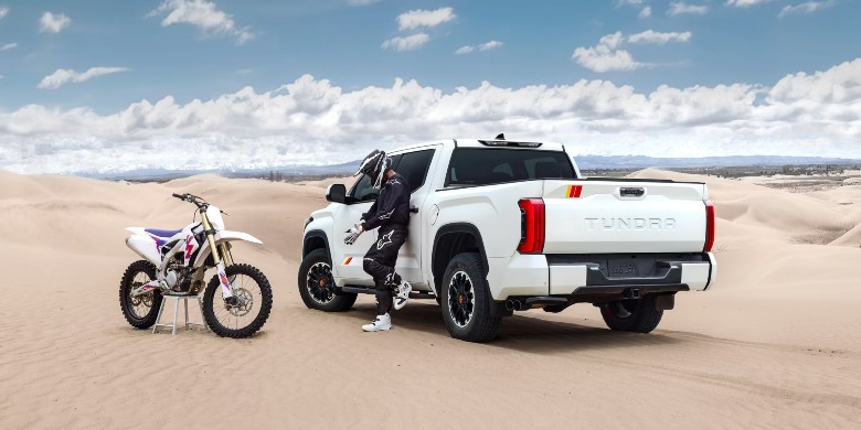 2026 Toyota Tundra on the road