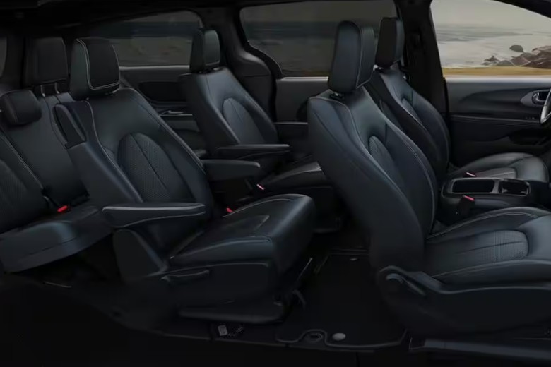 Interior view of the 2026 Chrysler Voyager