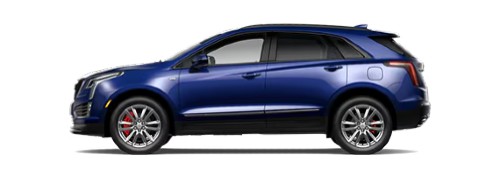 Side exterior view of a 2026 Cadillac XT5 Sport for sale in Phoenix, AZ