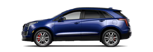 Side exterior view of a 2026 Cadillac XT5 Sport for sale in Phoenix, AZ