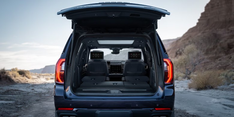Interior floor mat view of the 2026 GMC Yukon