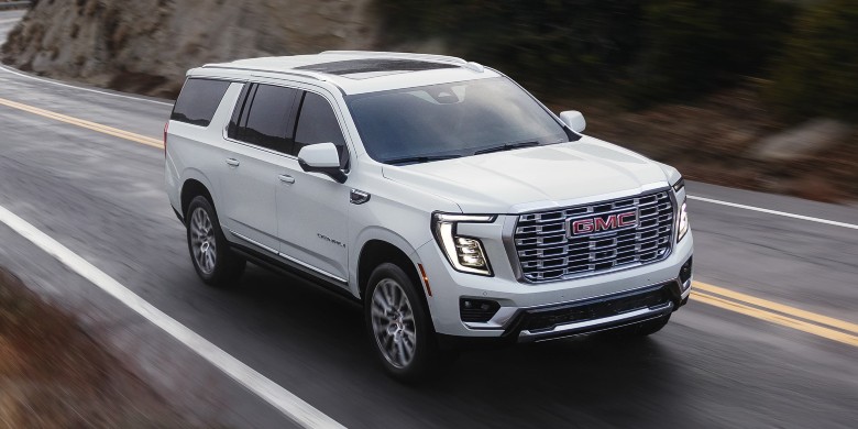 2026 GMC Yukon XL Denali driving near Las Vegas NV