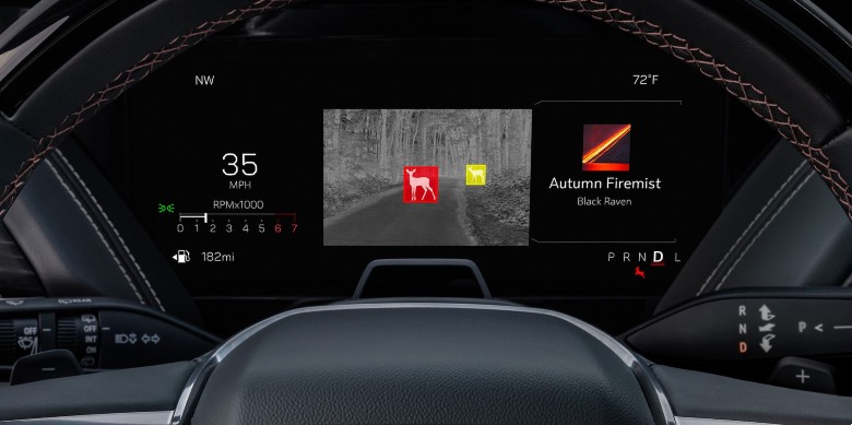 2026 GMC Yukon XL Night Vision display