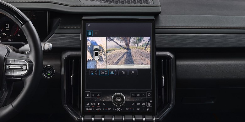 2027 GMC Acadia backup camera view