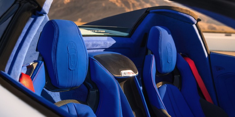 2027 Chevrolet Corvette Grand Sport X blue sport seats interior Henderson NV