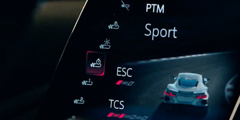 2027 Corvette Grand Sport X G-force performance display 535 HP 520 lb-ft torque