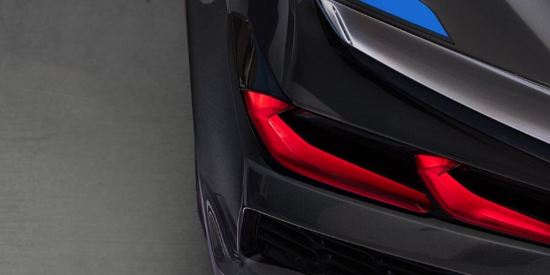 2027 Chevrolet Corvette Grand Sport X signature LED taillamps and stripes