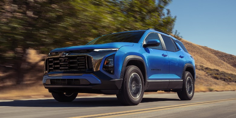 2027 Chevrolet Equinox performance driving shot
