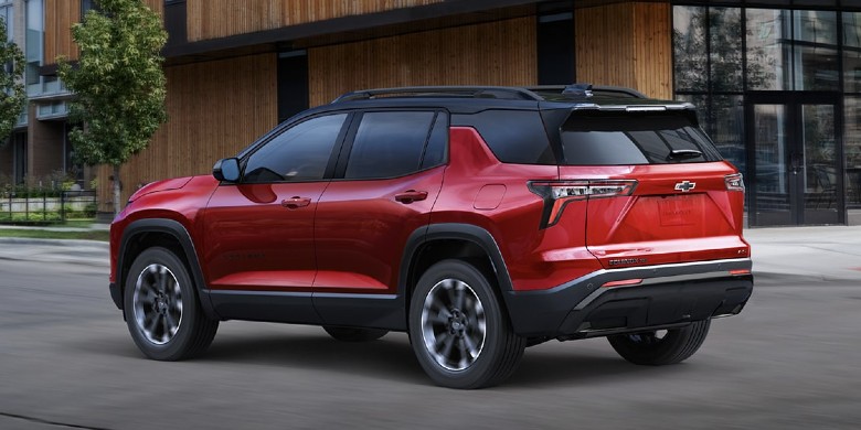 2027 Chevrolet Equinox rear three-quarter view