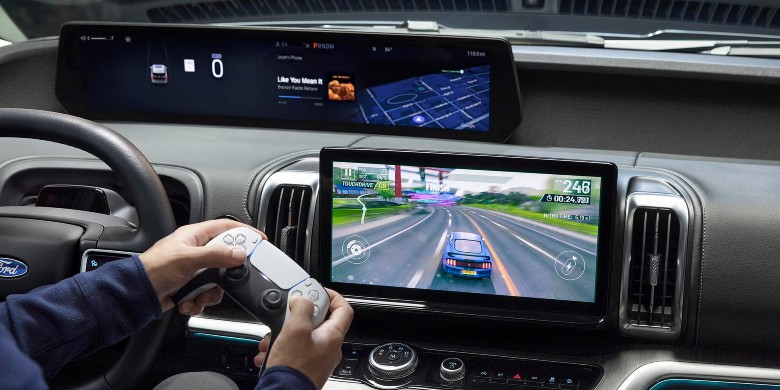 2027 Ford Expedition dual center displays with gaming