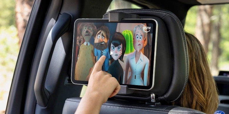 2027 Ford Expedition rear-seat tablet streaming entertainment