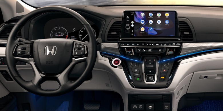 2027 Honda Odyssey interior technology and touch screen display
