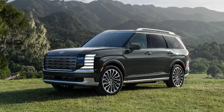 Front exterior view of the 2027 Hyundai Palisade Hybrid