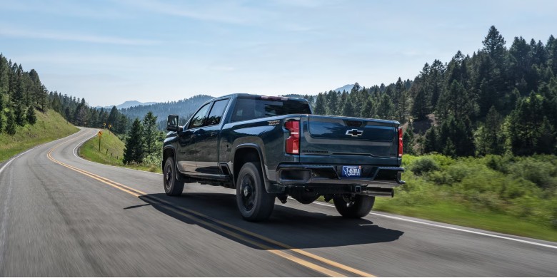 2027 Chevrolet Silverado 2500 HD on the road