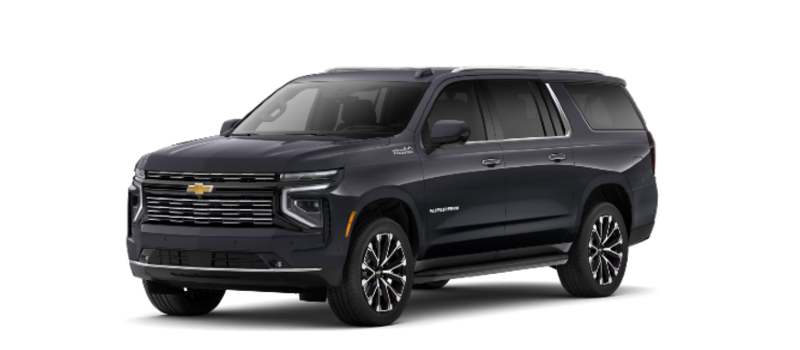 2027 Chevrolet Suburban front three-quarter view