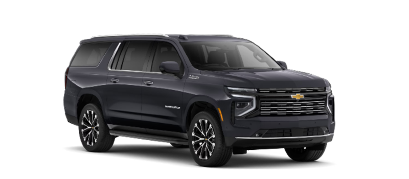 2027 Chevrolet Suburban rear three-quarter view
