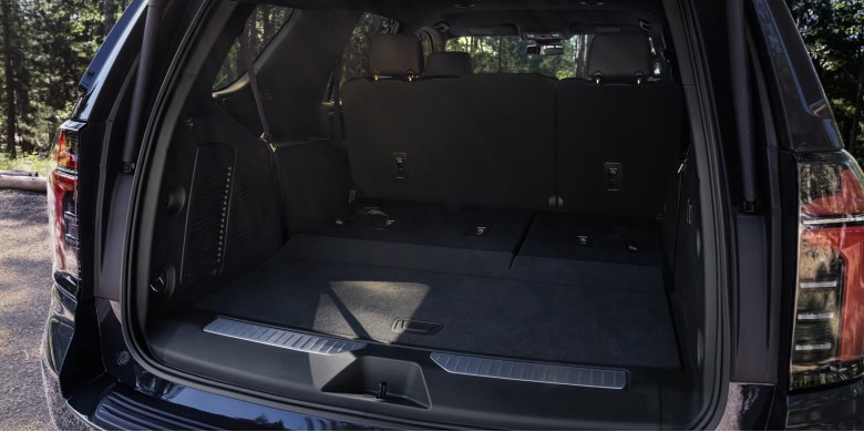 2027 Chevrolet Tahoe on the road