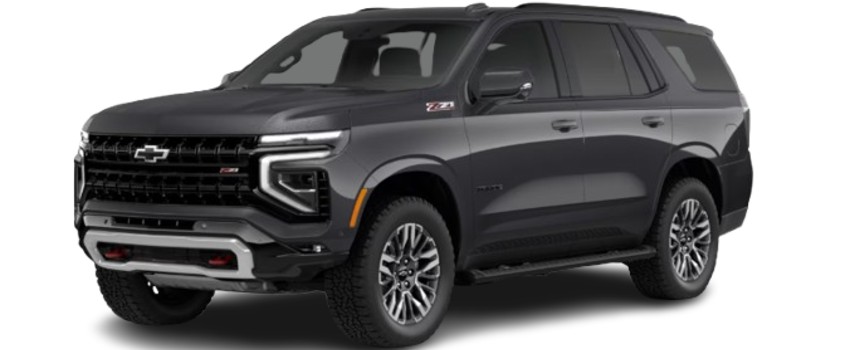 2027 Chevrolet Tahoe front three-quarter view