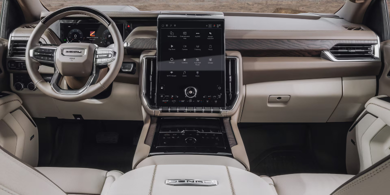 GMC Yukon XL luxury interior technology