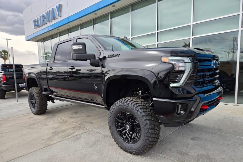 Black Widow Silverado 2500HD at Fairway Chevrolet Las Vegas NV