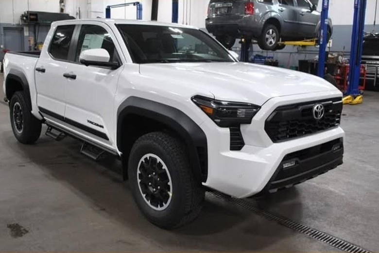 Toyota Tacoma in service center