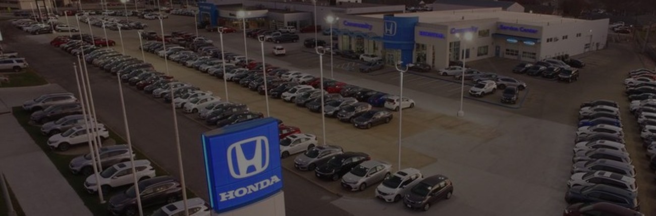 arial view of Community Honda in Cedar Falls, IA