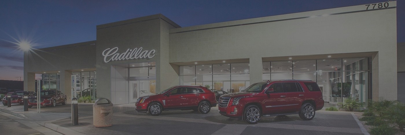 Front exterior view of Coulter Cadillac Tempe in Tempe, AZ