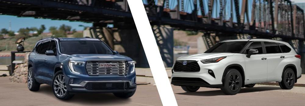 2024 Acadia vs. Toyota Highlander for sale in Tempe, AZ