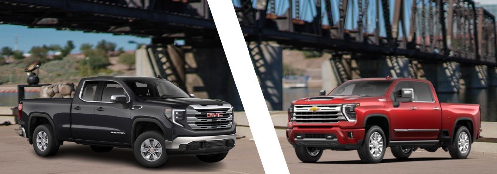 2024 GMC Sierra 2500HD vs. Chevy Silverado 2500HD for sale in Tempe, AZ