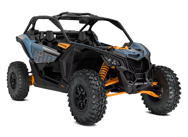 Front exterior view of the 2025 Can-Am Maverick X3
