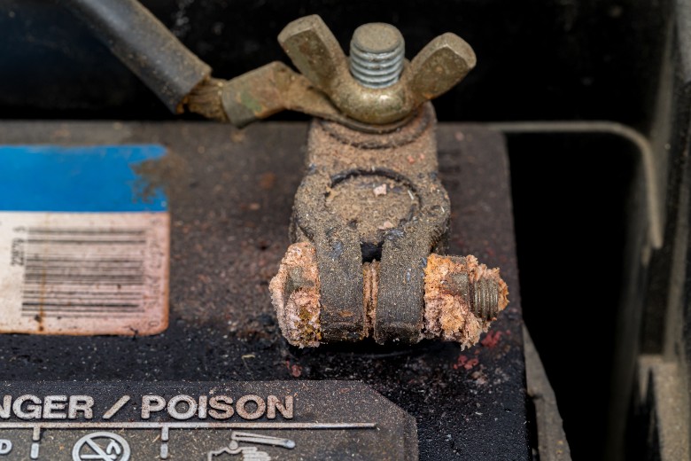 Battery terminal corrosion
