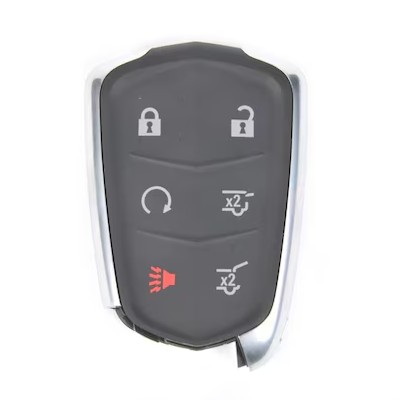 Front exterior view of a Cadillac Key Fob