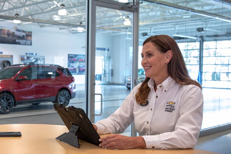 Service department at Dondelinger Chevrolet Bemidji