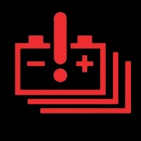 Battery warning indicator relevant to Ford F-150 battery service