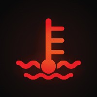 Engine coolant light