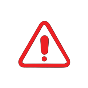 dashboard light showing a red triangle with an exclaimation point in the middle