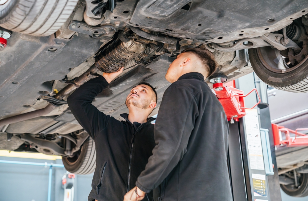 Muffler and exhaust inspection at C. Harper Chevrolet