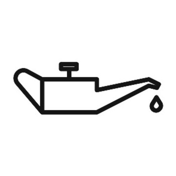 image icon showing an oil can with a drop coming out of the spout, indicating an oil change