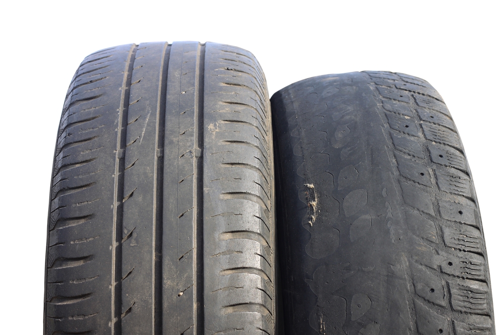 Certified technician mounting and balancing an EV tire in Baton Rouge, LA