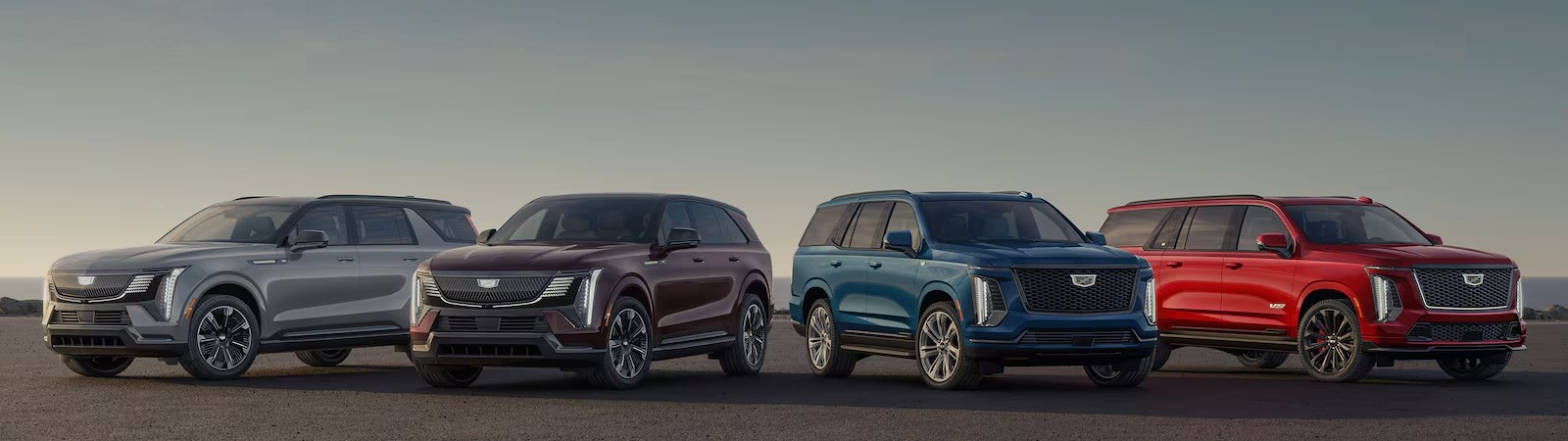 Front exterior view of a new Cadillac SUVs for Sale in Racine, WI