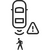 Rear Pedestrian Alert icon