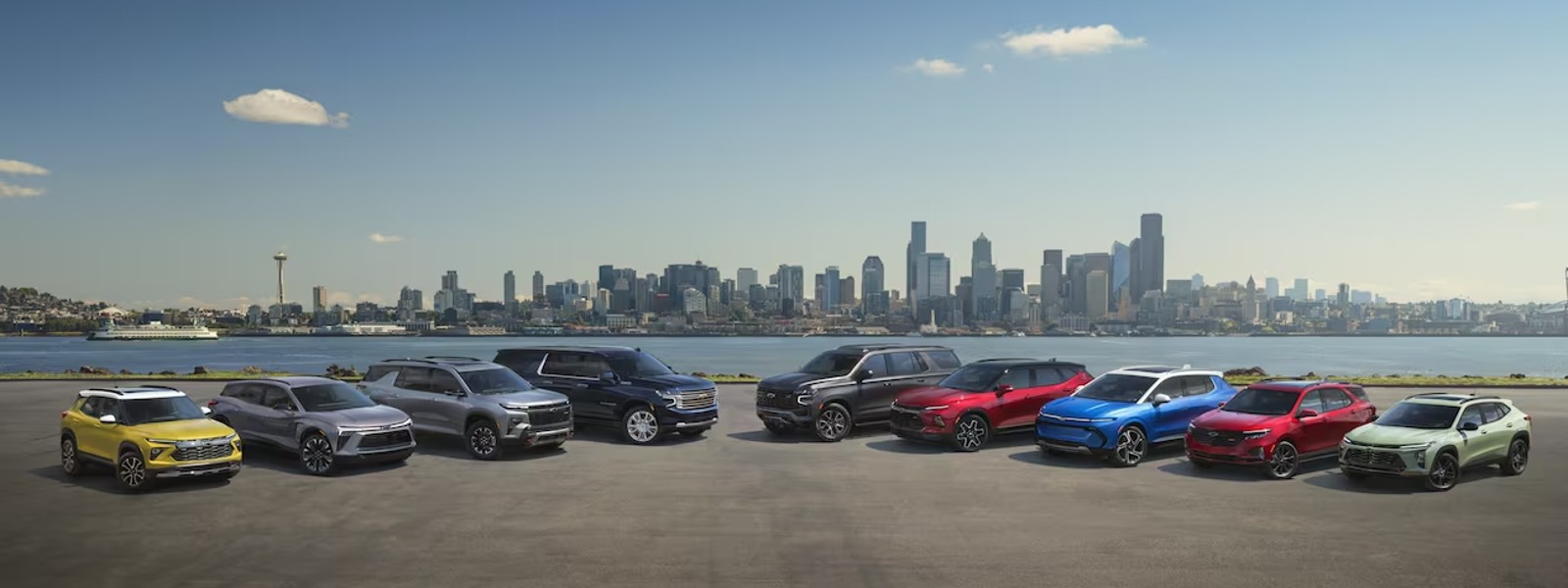 Chevy Equinox family-friendly SUV in showroom