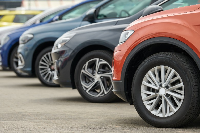 Row of Used Cars near Athens TX
