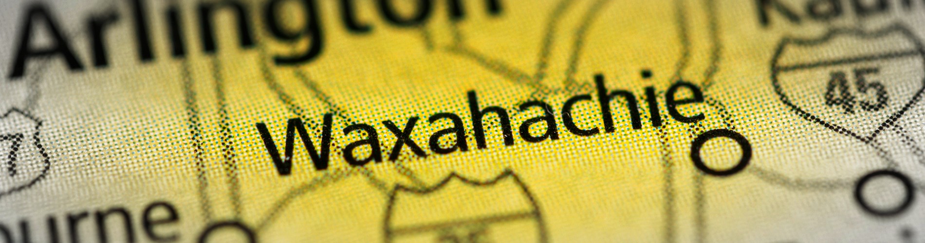 Road Map Waxahachie, TX 